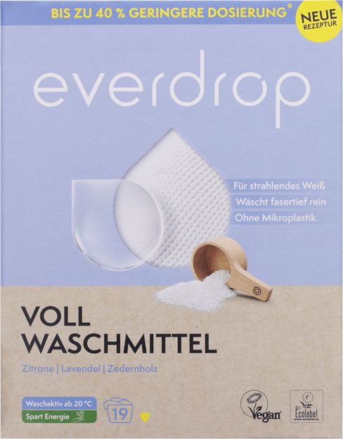 everdrop Vollwaschmittel Faltschachtel