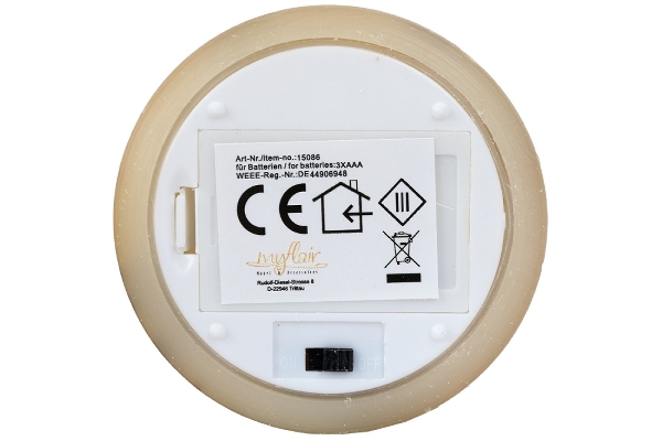 MyFlair Set/2 LED-Kerzen Herbstvogel
