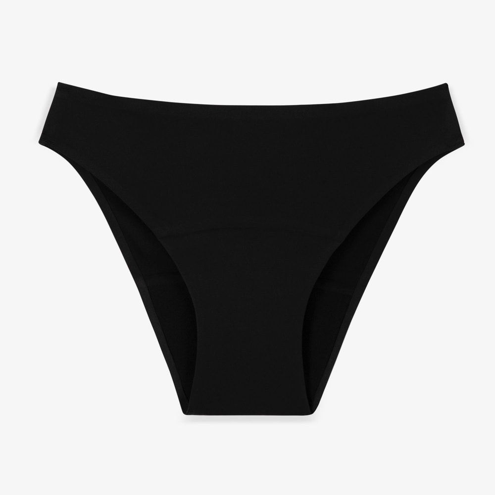 smoon lingerie Ados - Culotte menstruelle sans couture Flux abondant - NOIR