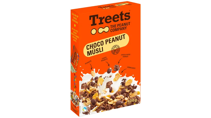 Treets Choco Peanut Müsli 400 g