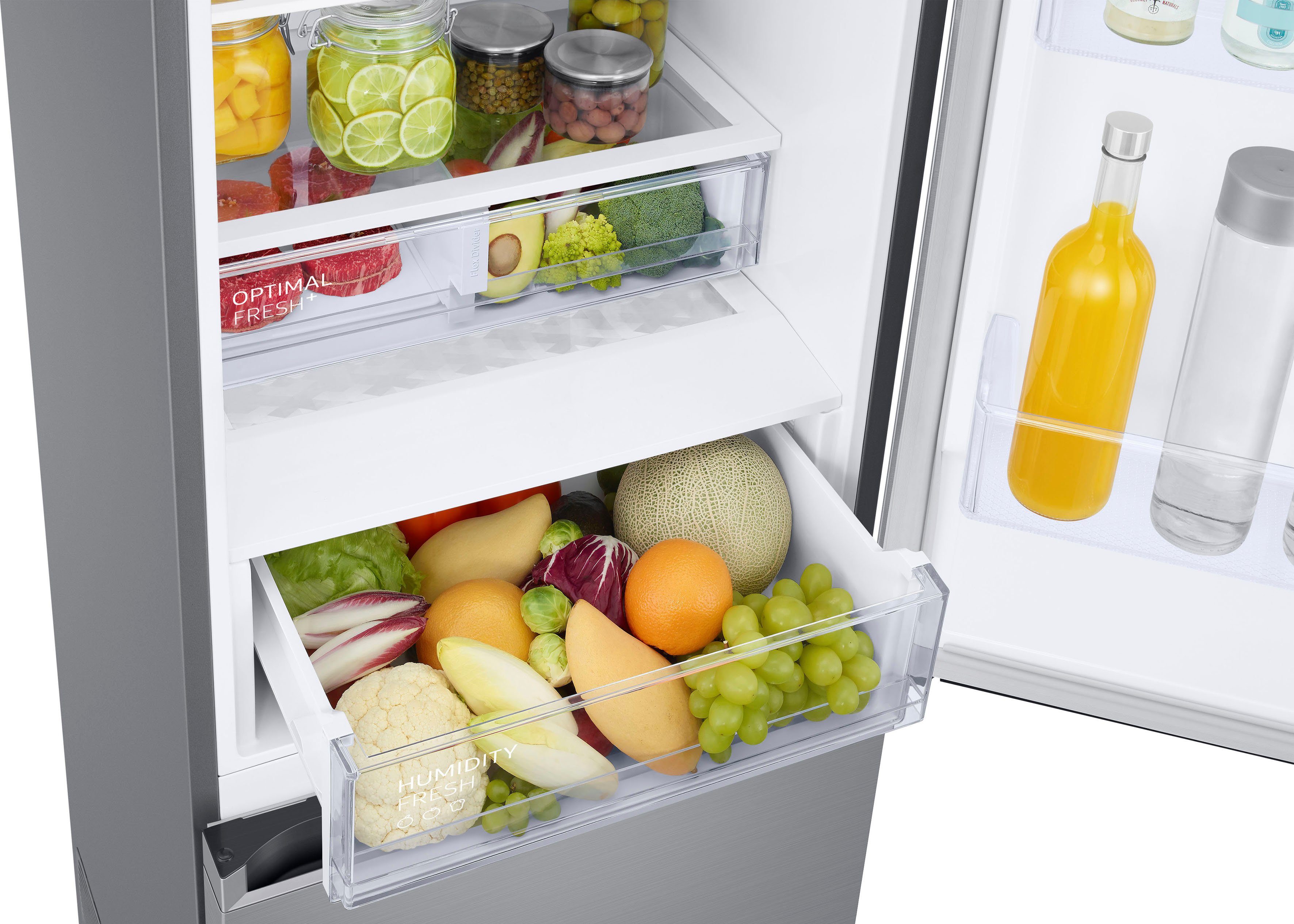 Samsung Kühl-/Gefrierkombination RL38T607BS9, 203 cm hoch, 59,5 cm breit, 4 Jahre Garantie inklusive