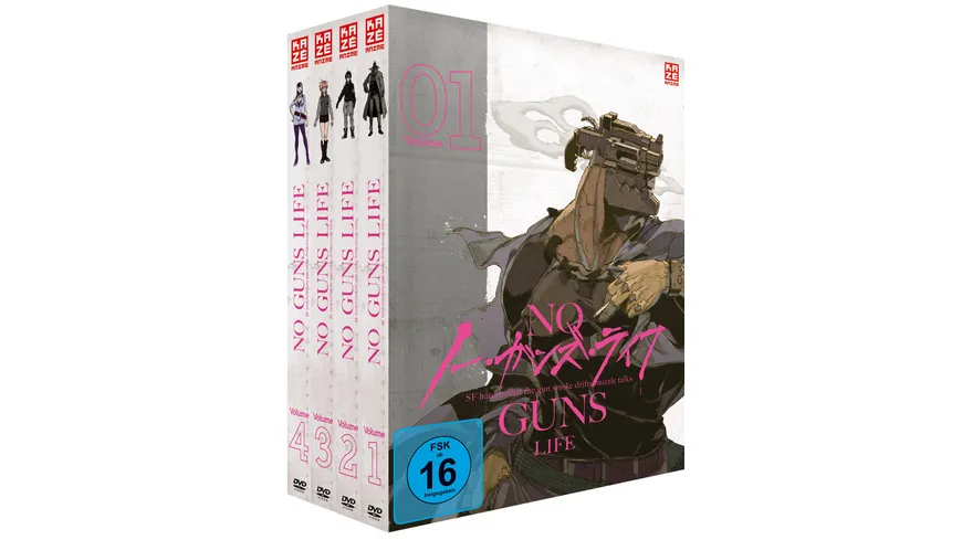 No Guns Life - Gesamtausgabe - Bundle Vol.1-4  [4 DVDs]