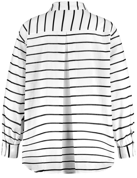 Leichte Longbluse aus Baumwoll-Voile
