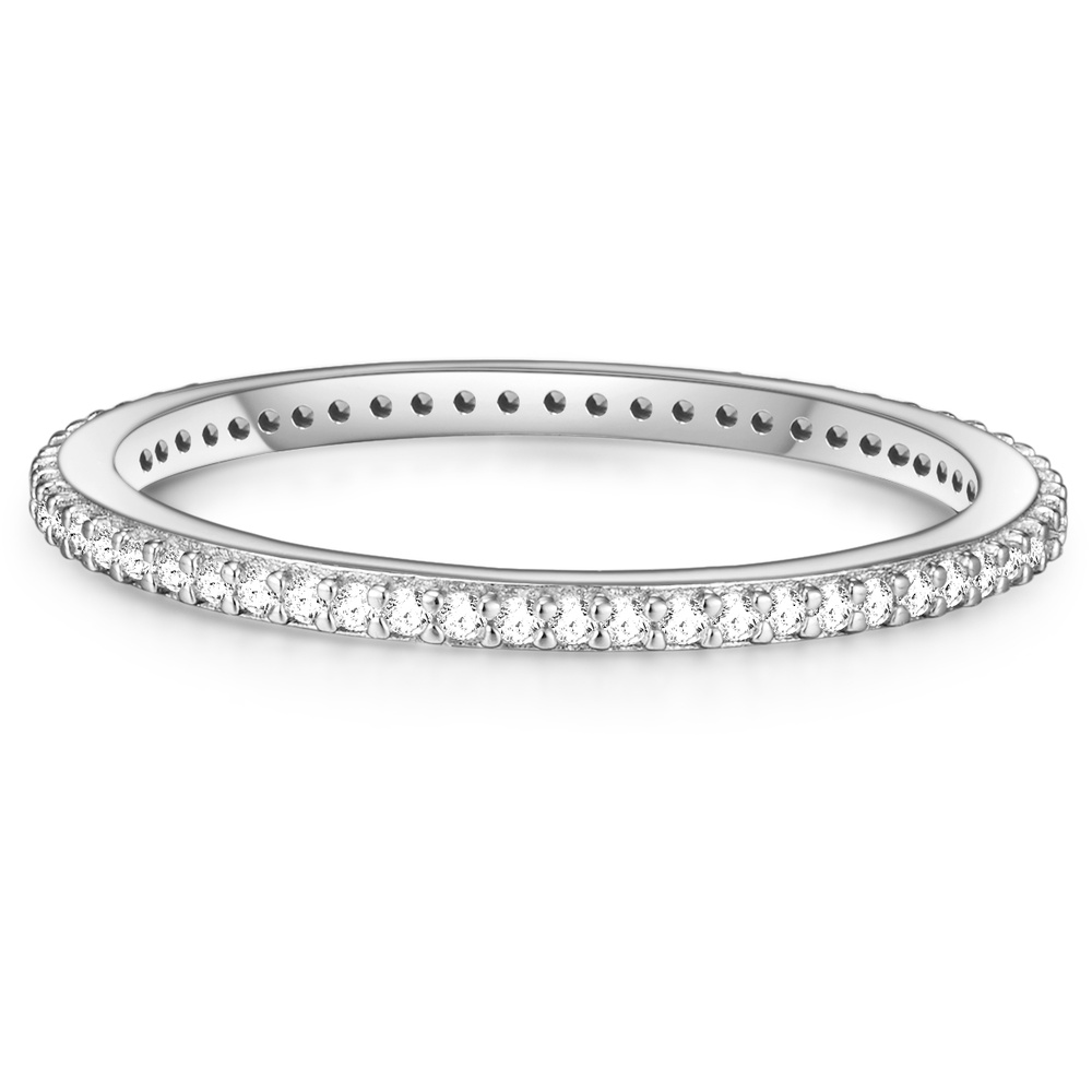 Glanzstücke München Bague en argent Argent sterling Oxyde de zirconium (CZ) en Argent Bague