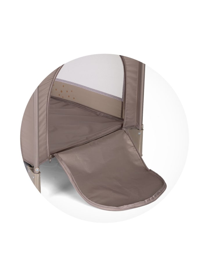 Chipolino Reisebett Capri Tragetasche in braun günstig kaufen 60x120 cm
