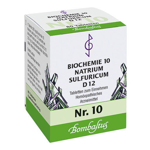BIOCHEMIE 10 Natrium sulfuricum D 12 Tabletten  200 St  Tabletten
