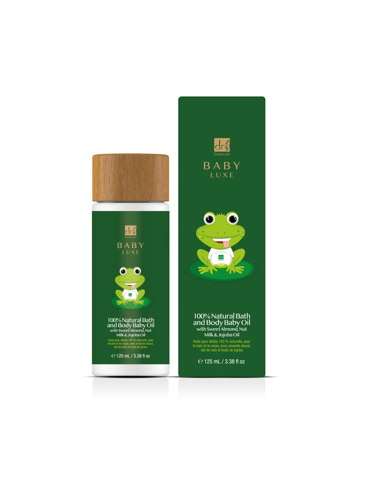 Dr Botanicals 3tlg Set. Set Baby Lux Shampoo und Badegel, Körperöl und Milch günstig kaufen onesize