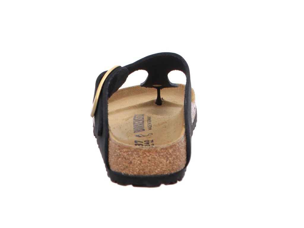 BIRKENSTOCK Klassische Sandalen schwarz GIZEH BB LENB black