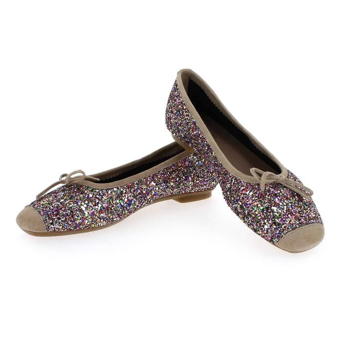 Reqins  HARMONY GLITTER - Taupe Multicolore