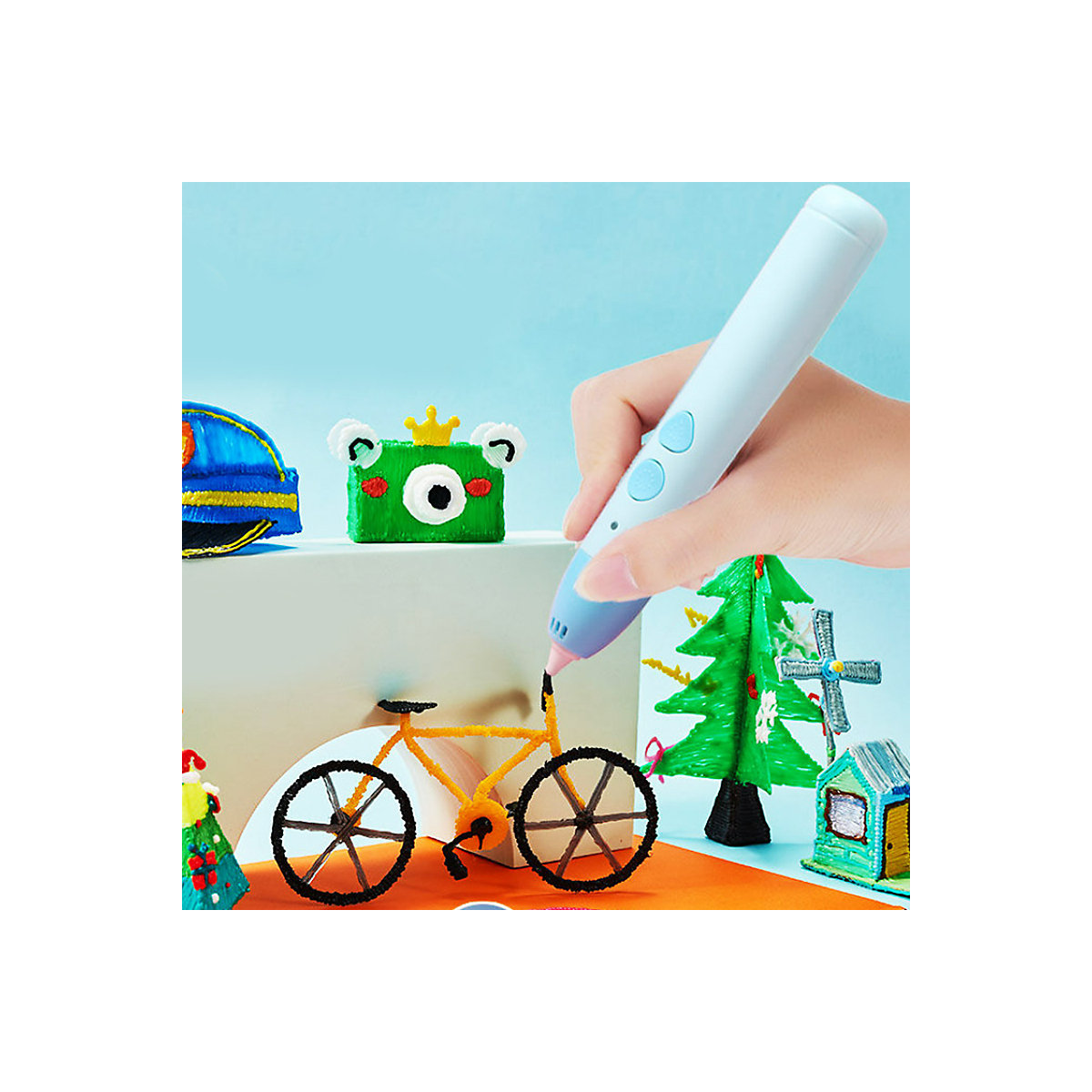 3D gedruckter Stift Cryogenic Smart Doodle Pen 3D-Druckstift kryogener intelligenter Kritzelstift dreidimensionaler Zeichenstift wiederaufladbar kreative Geschenke Kinderspielzeug Schreibwaren