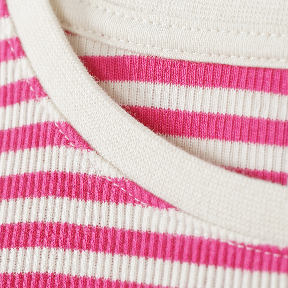 Mädchen Langarmshirt in Rippqualität