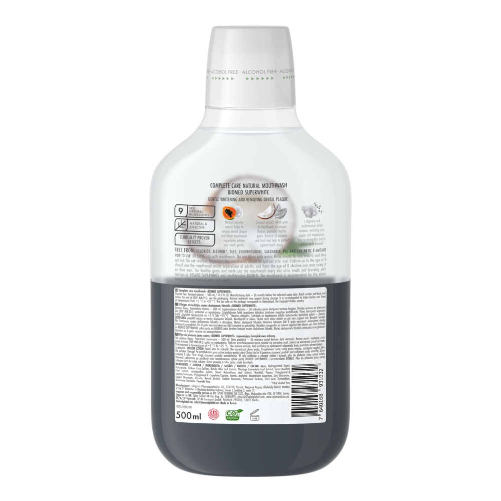 Biomed Mundspülung Superwhite 500 ml