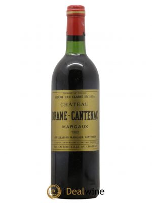 Château Brane Cantenac 2ème Grand Cru Classé  1982 - Lot de 1 Bouteille