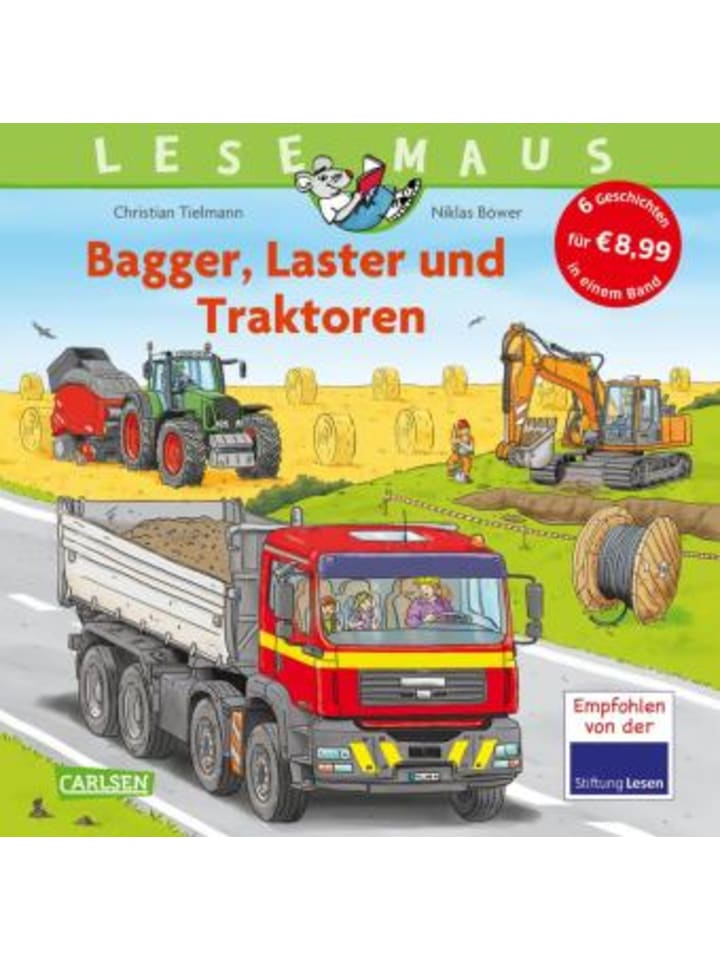 Carlsen Buch - LESEMAUS Sonderbände: Bagger, Laster und Traktoren – Alles &u günstig kaufen onesize