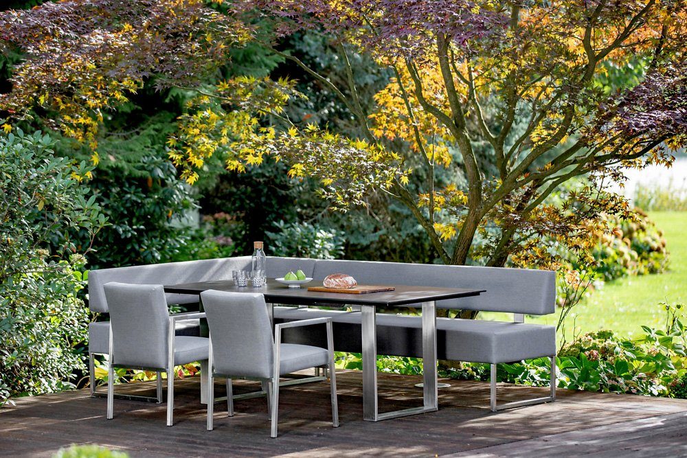 NIEHOFF GARDEN Gartenstuhl Niehoff Ned Armlehnenstuhl Edelstahl (1)