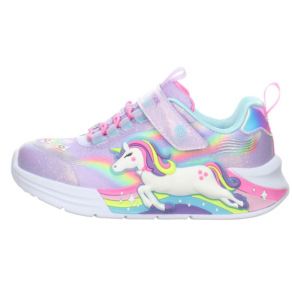 Skechers S-Lights Unicorn Chaser Klettschuh