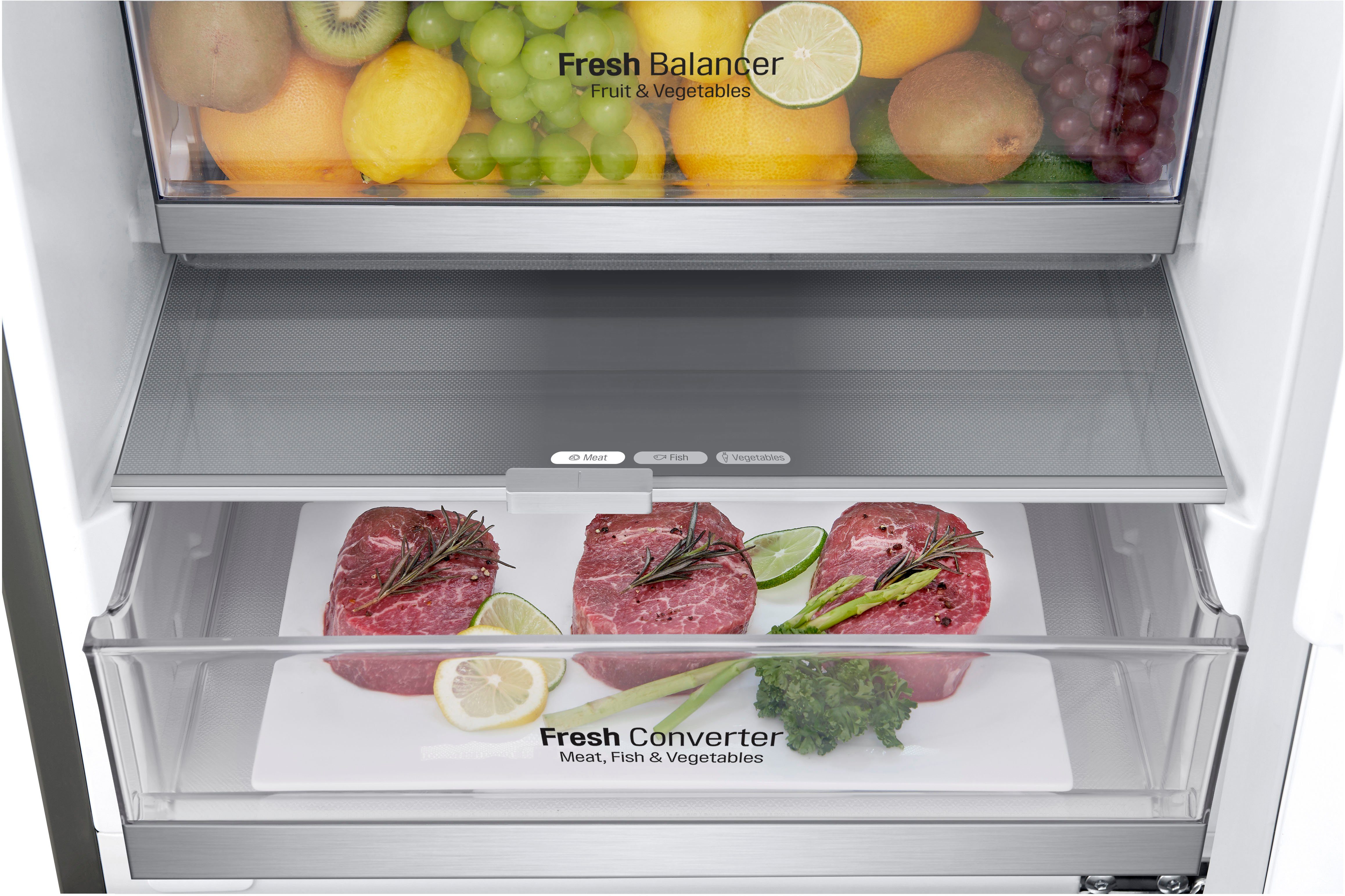 LG Kühl-/Gefrierkombination GBB72PZECN1, 203 cm hoch, 59,5 cm breit