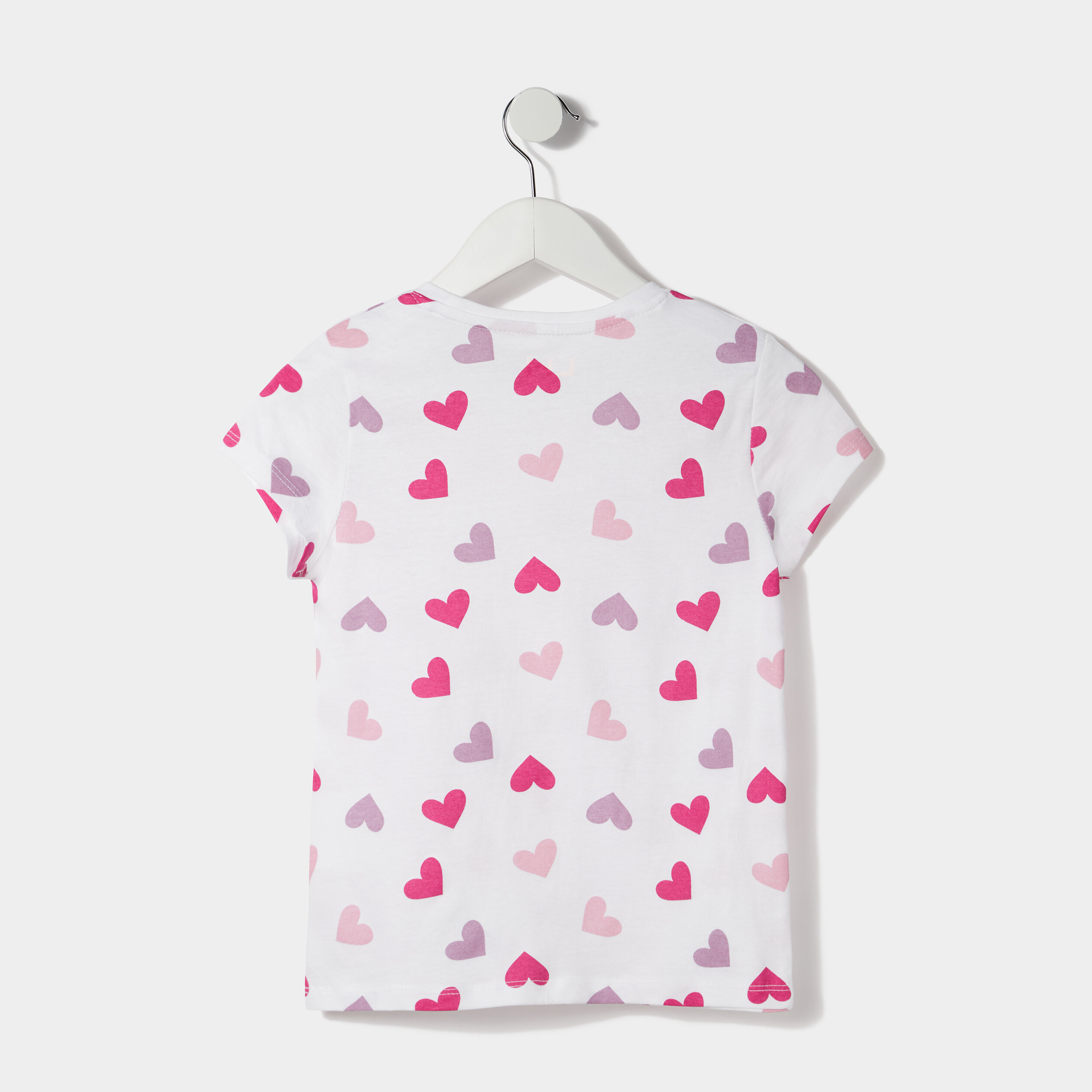T-shirt manches courtes ecru fille | La Halle