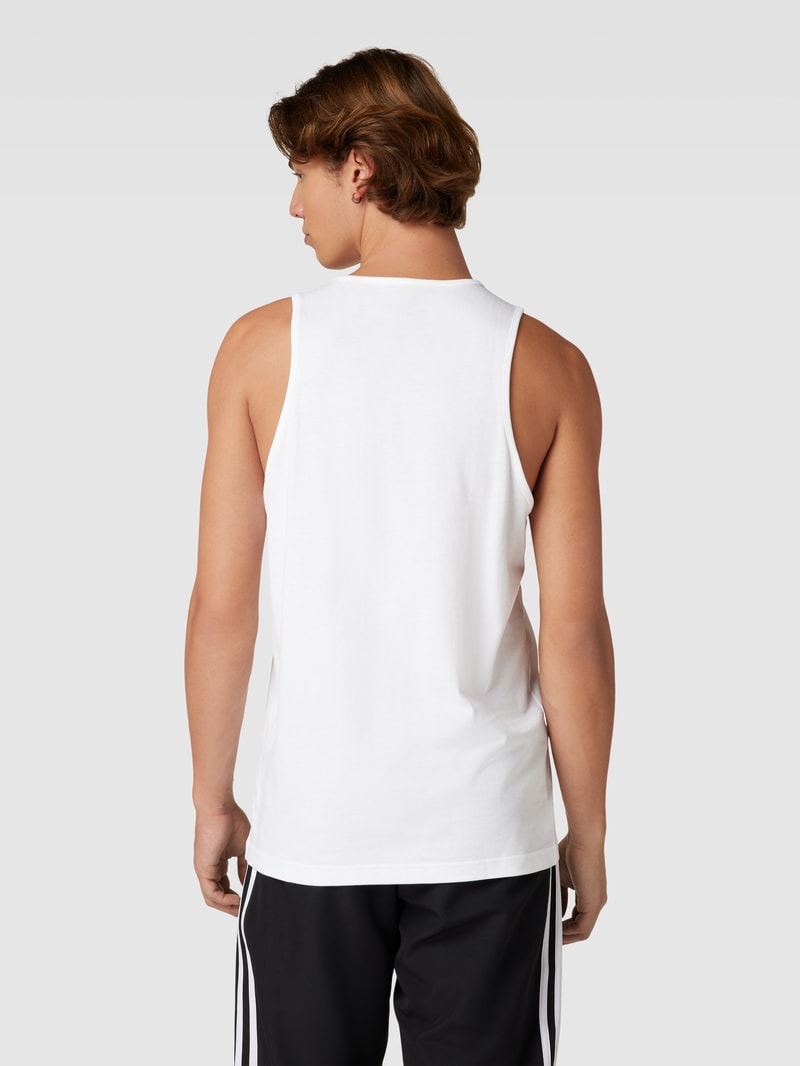Tanktop mit Logo-Print in weiß