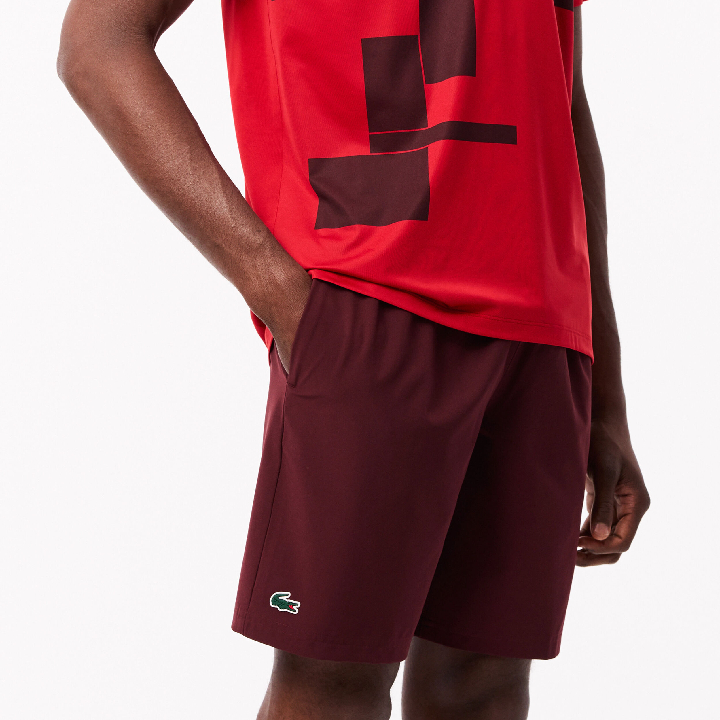 Shorts Herren - Weinrot