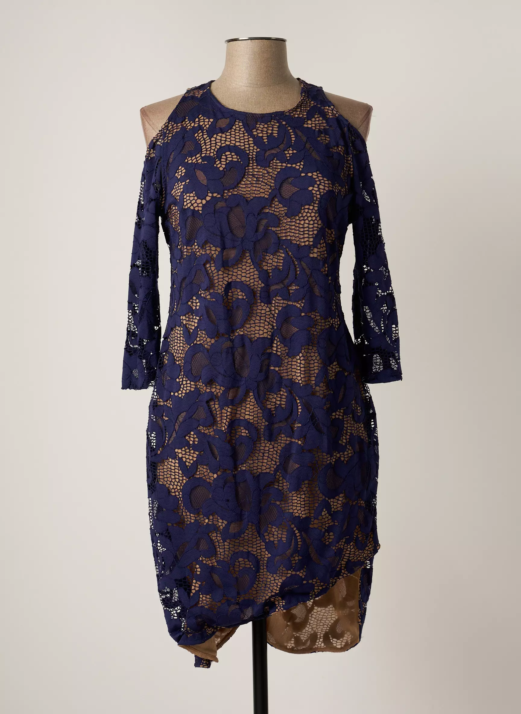 Anne Fontaine Robes Mi Longues Femme couleur bleu