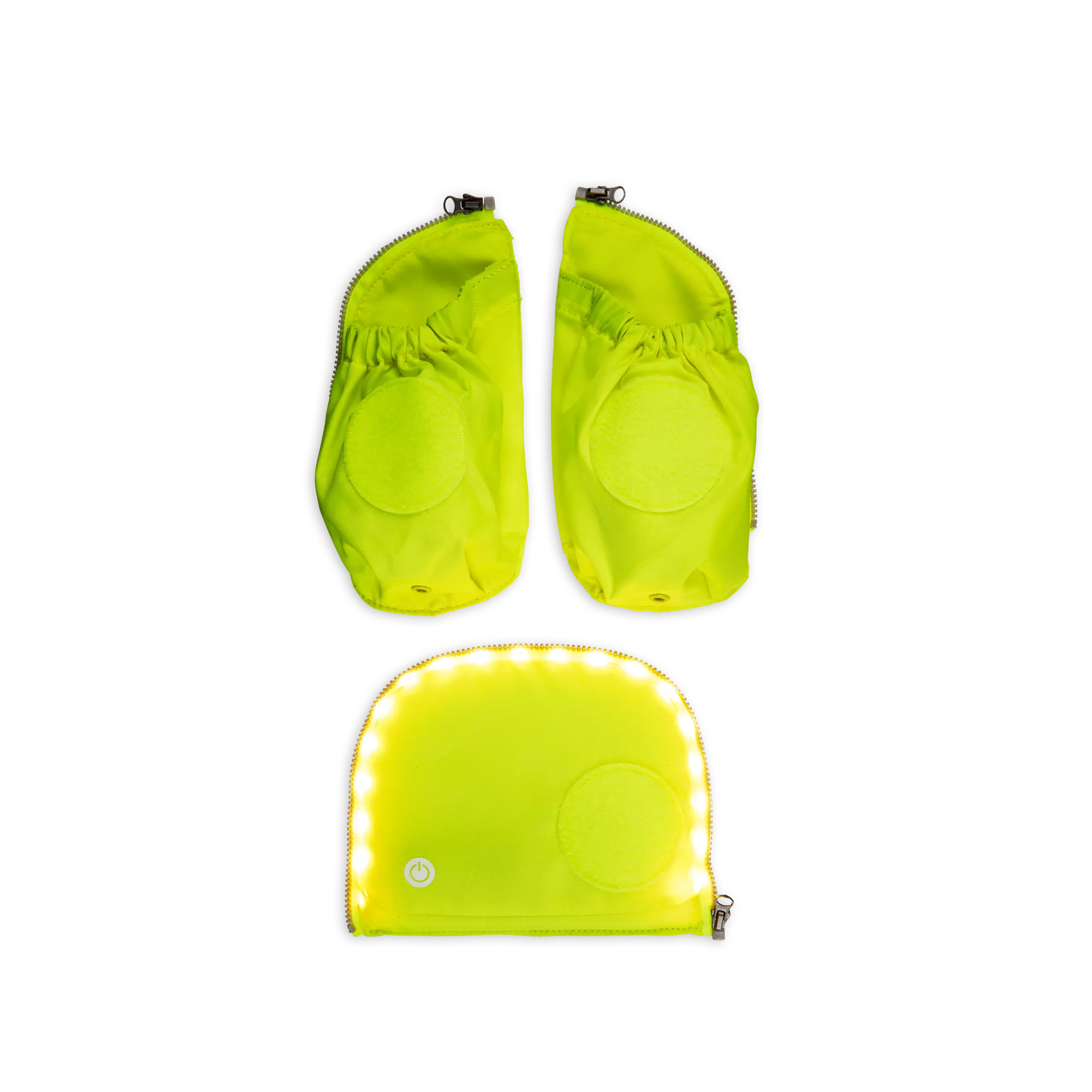 ergobag Fluo LED Seitentaschen-Set Gelb