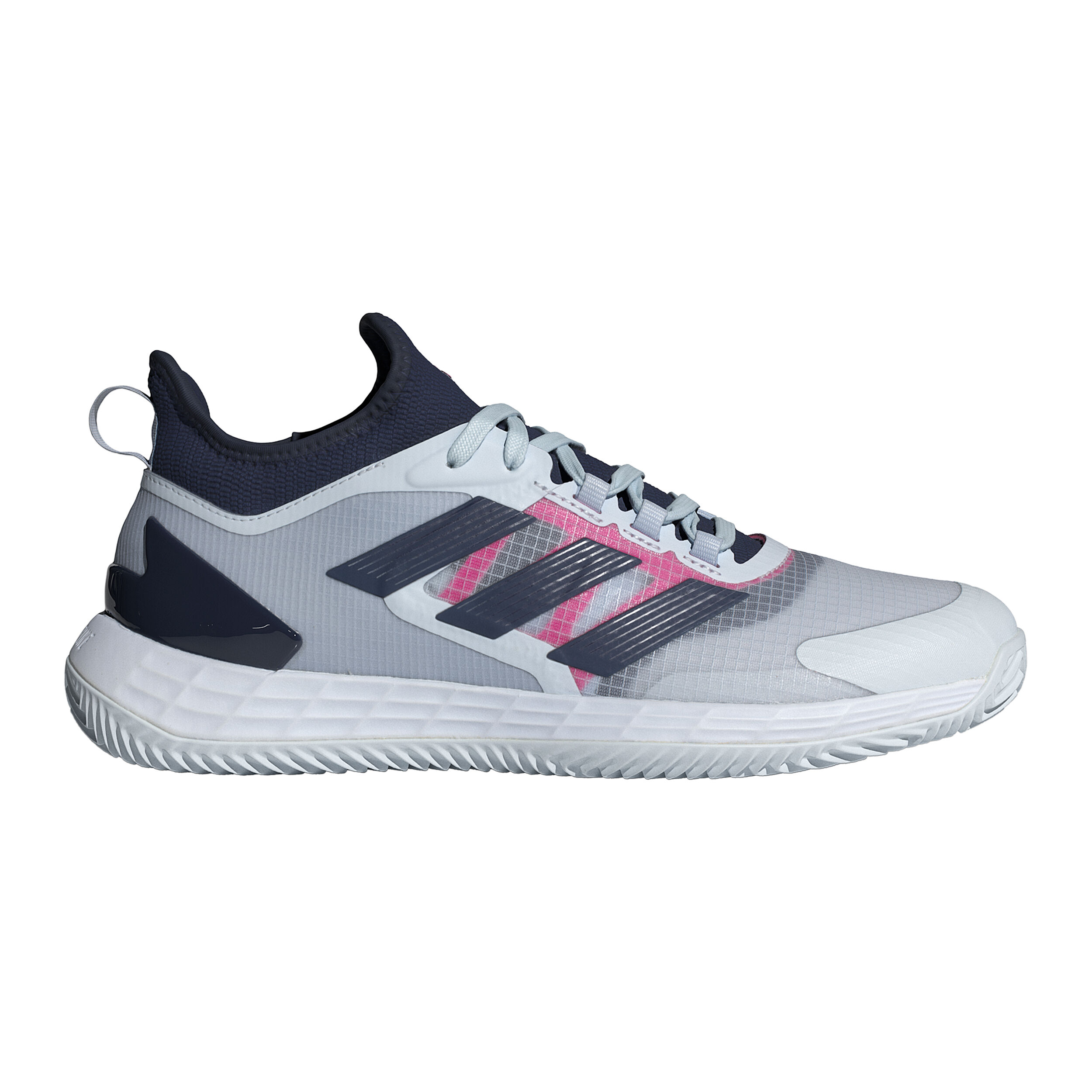 Adizero Ubersonic 4.1 Sandplatzschuh Herren - Hellgrau, Dunkelblau