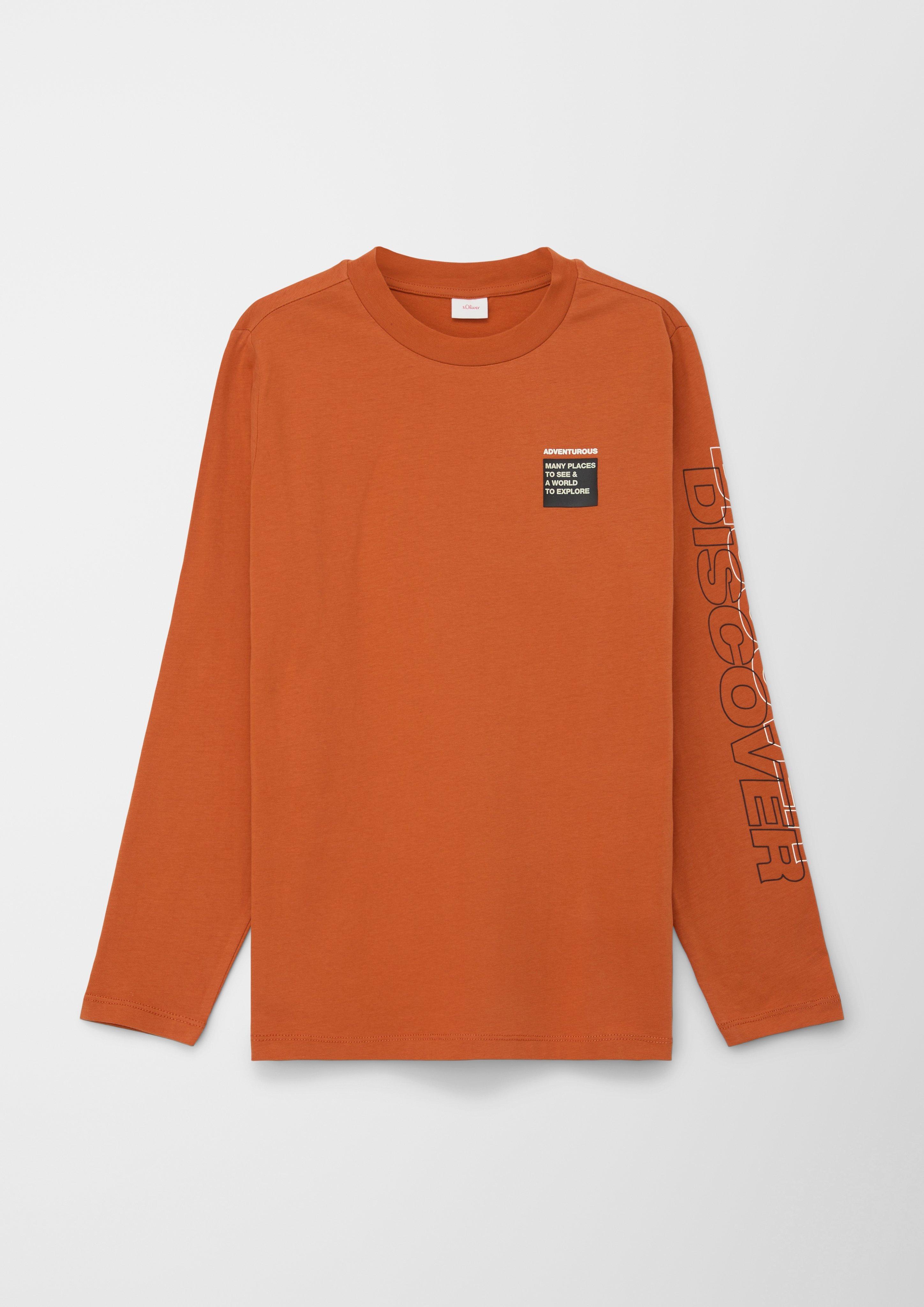 Langarmshirt mit Ärmelprint  2118750-2706
