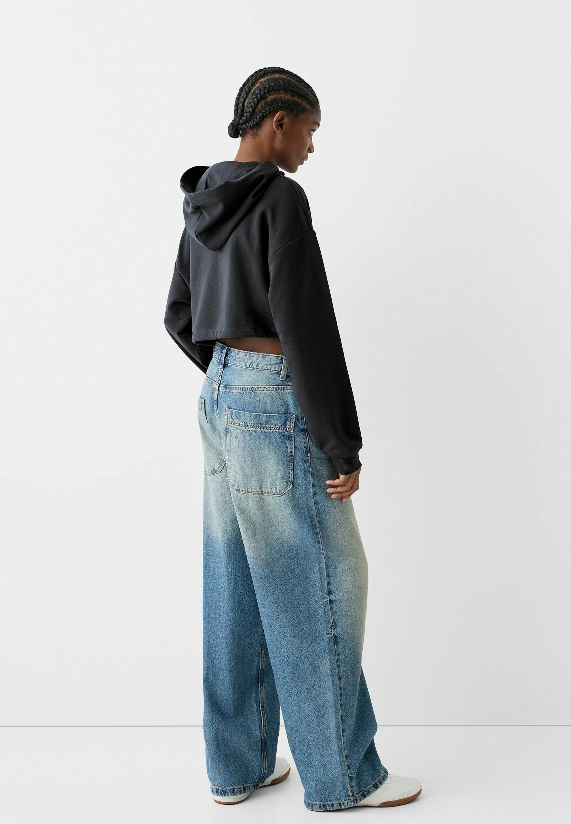 Bershka ESTAMPADO - Sudadera con cremallera