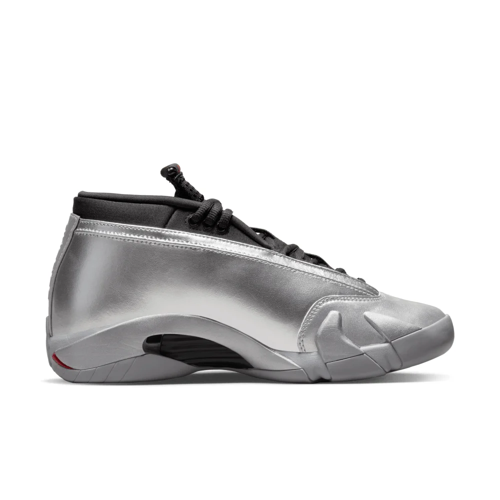 NIKE JORDAN 14 Retro Low Metallic Silver WMNS Air DH4121-060 / grau
