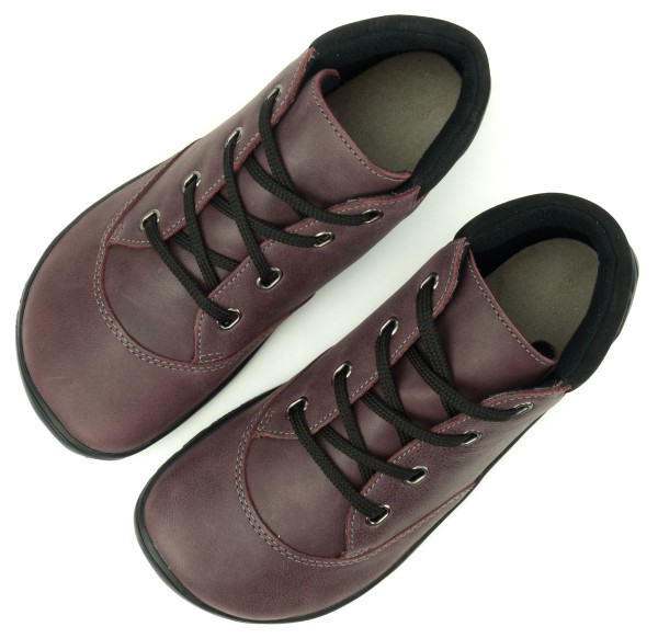 Fare Bare |vA ~ MidCut Schnürer Leder ~ Aubergine