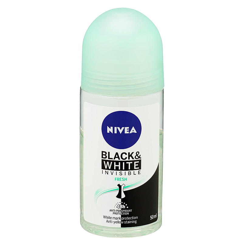 Nivea Roll-on Nivea 50 ml B&W Fresh dame