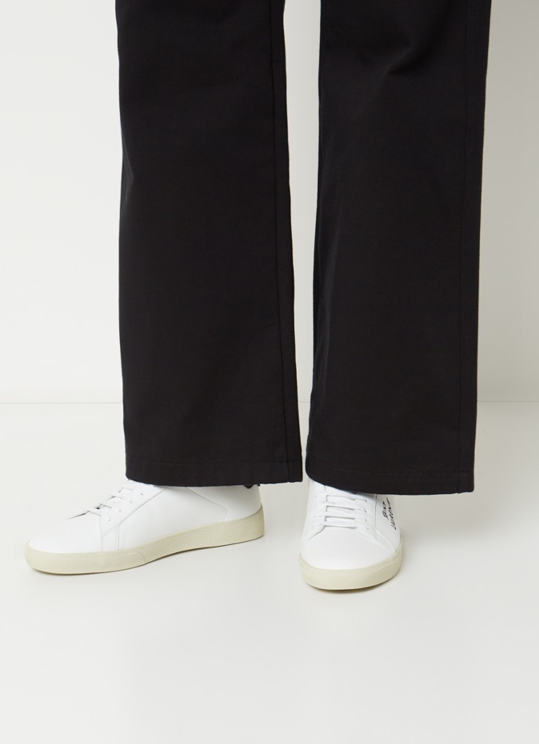 Saint Laurent Signa -nahkaiset lenkkarit, joissa on logobrodeeraus