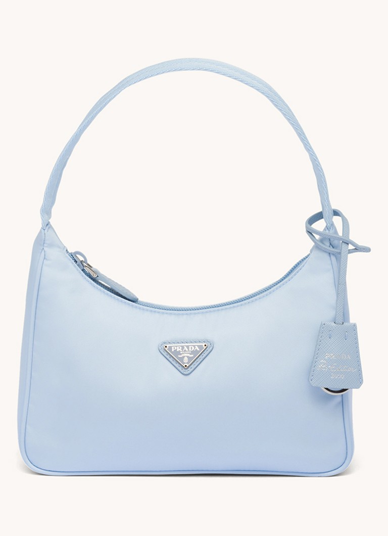 Sac bandoulière Prada Re-Nylon Réédition 2000 Mini avec logo