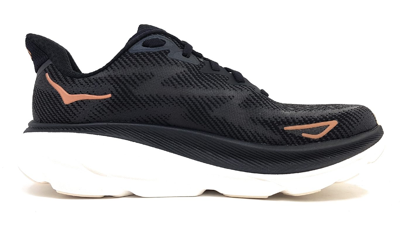 Hoka Clifton 9 1127896 Schwarz BRGL Blau/ Gold
