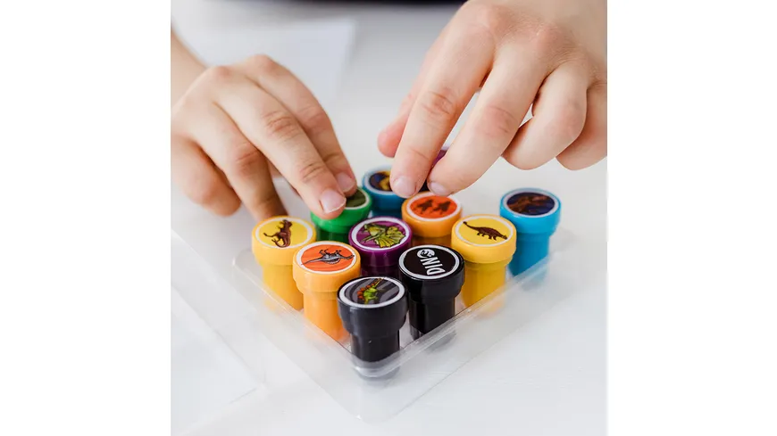 TM ESSENTIALS - DINO SELBSTFÄRBE STEMPEL