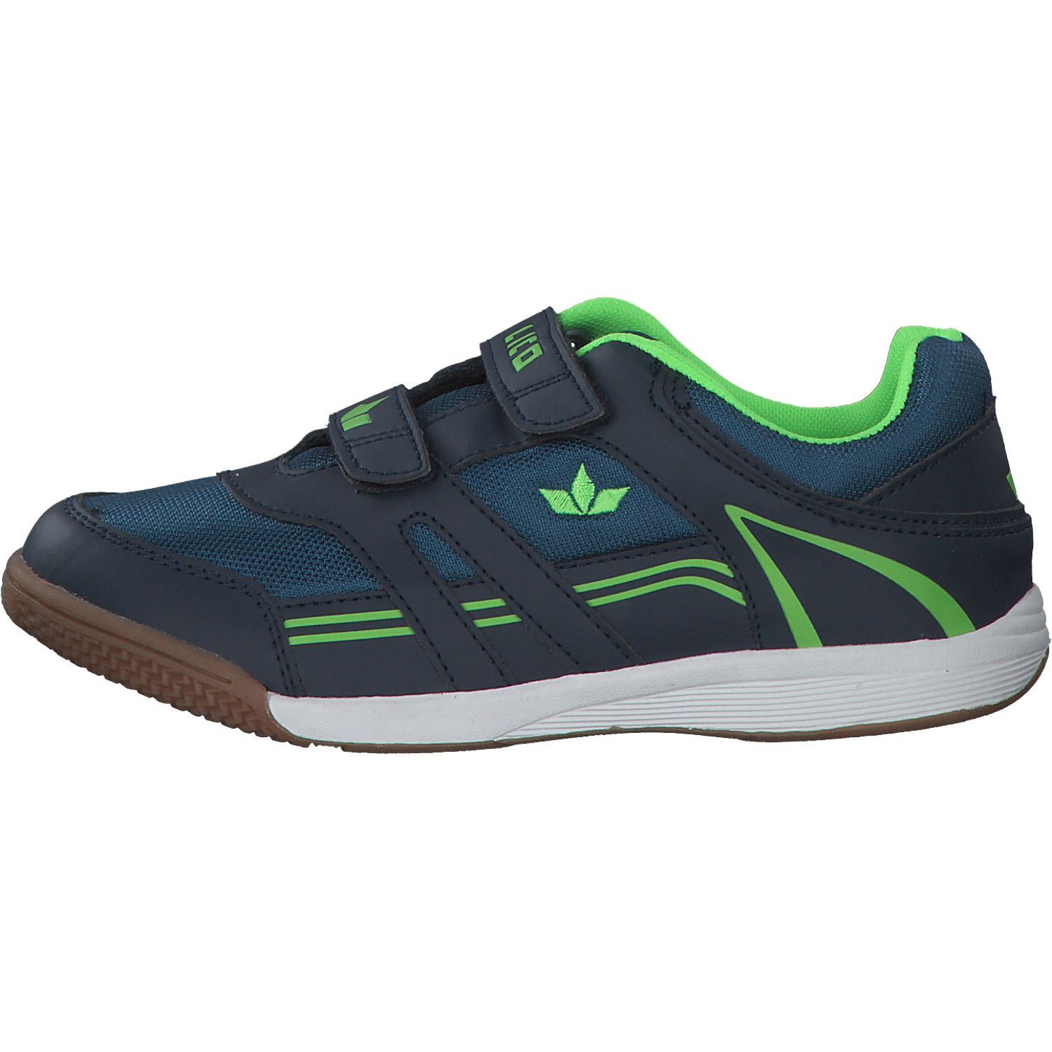 Geka Active Indoor V, Sportschuhe, Kinder, Marine/lemon