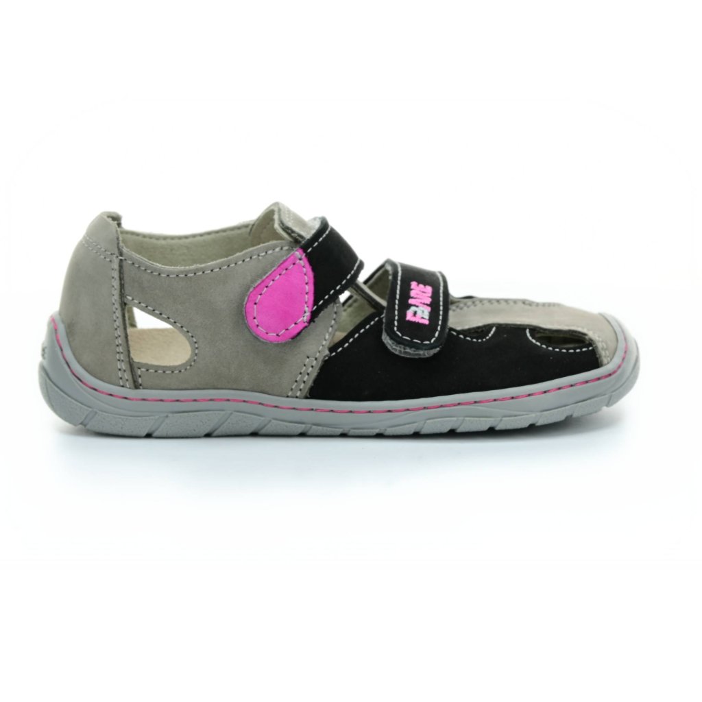 Fare Barfußsandalen 5261252 schwarz-pink (bare)
