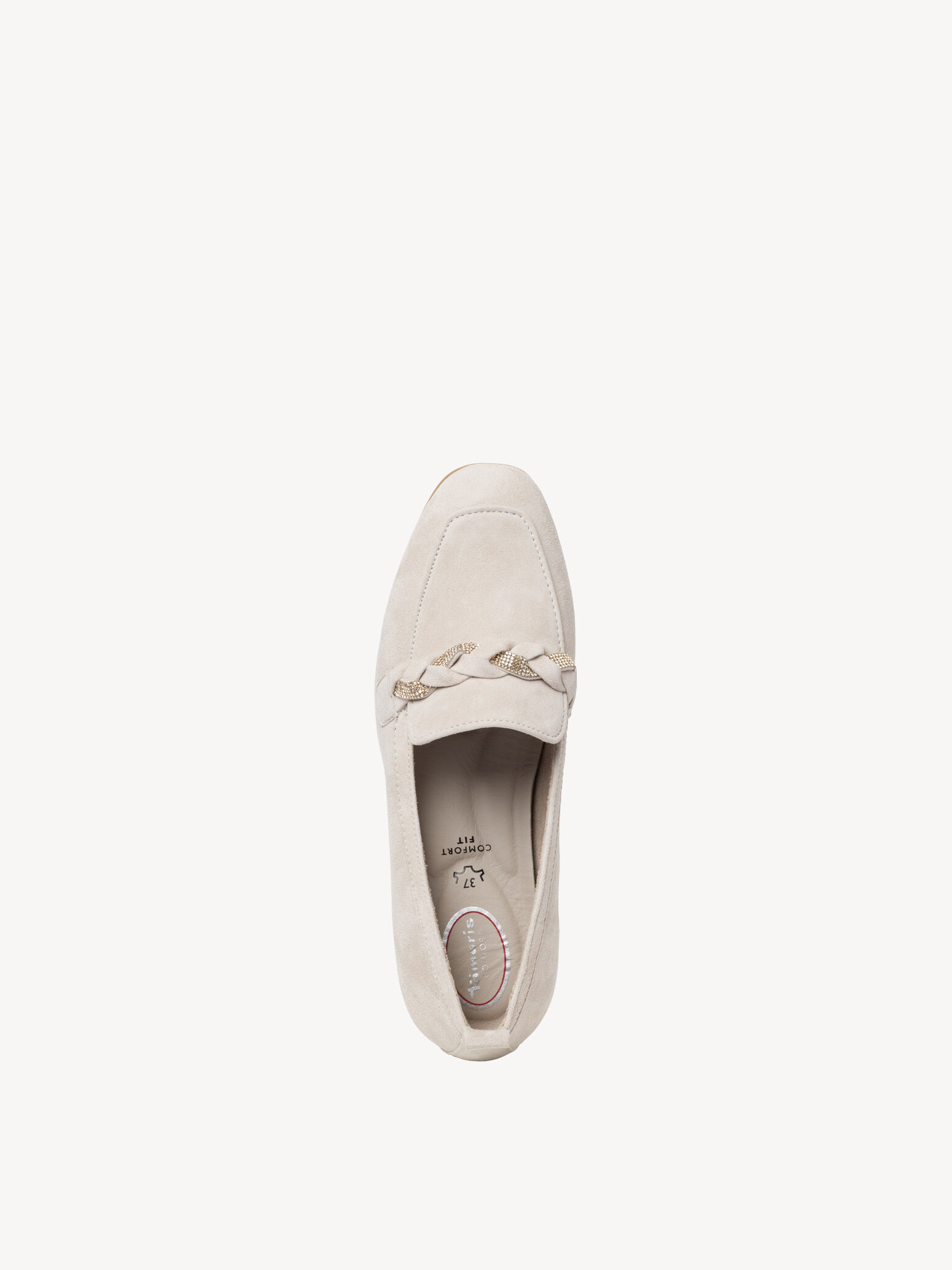 Slipper en cuir - beige