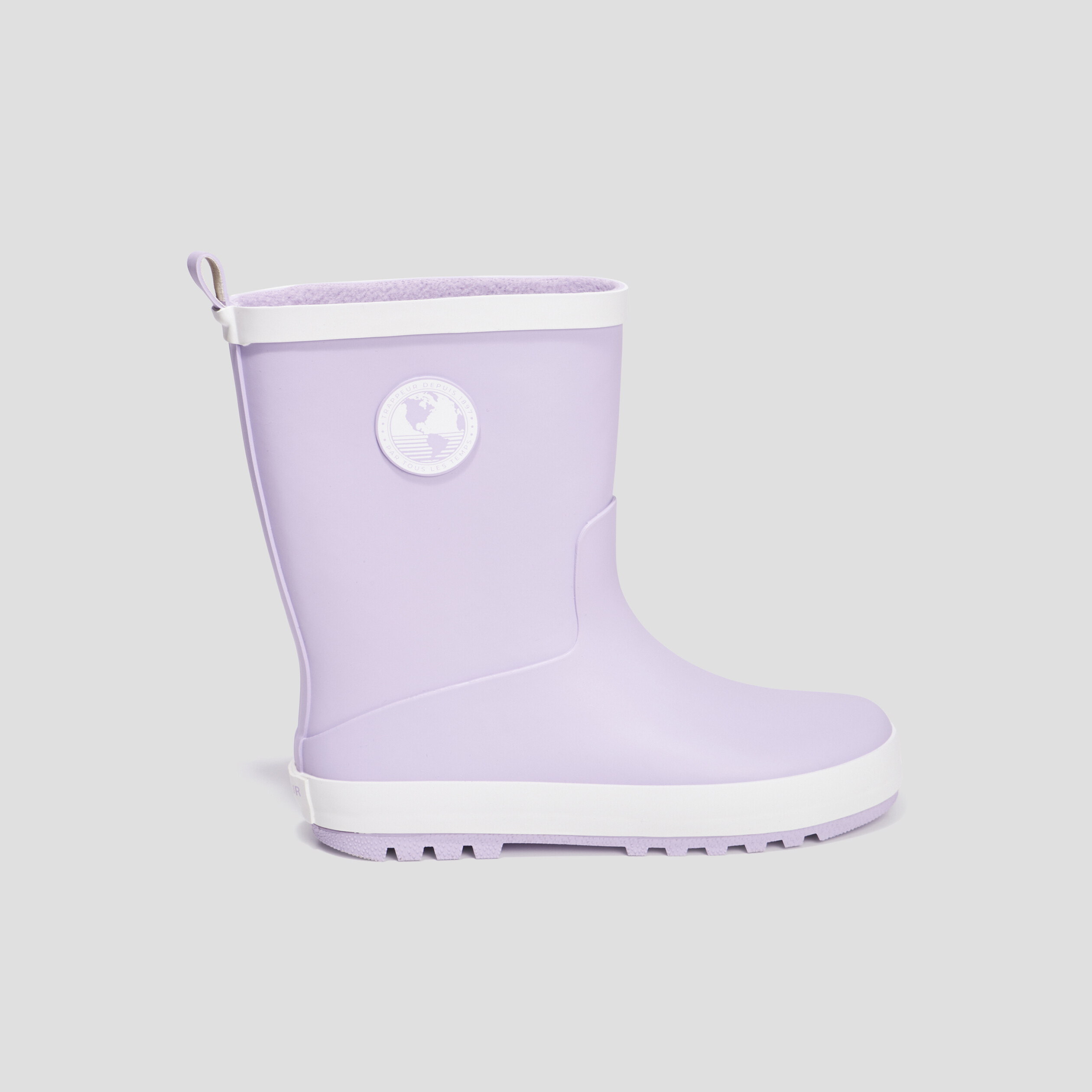 Bottes de pluie Trappeur parme fille | La Halle