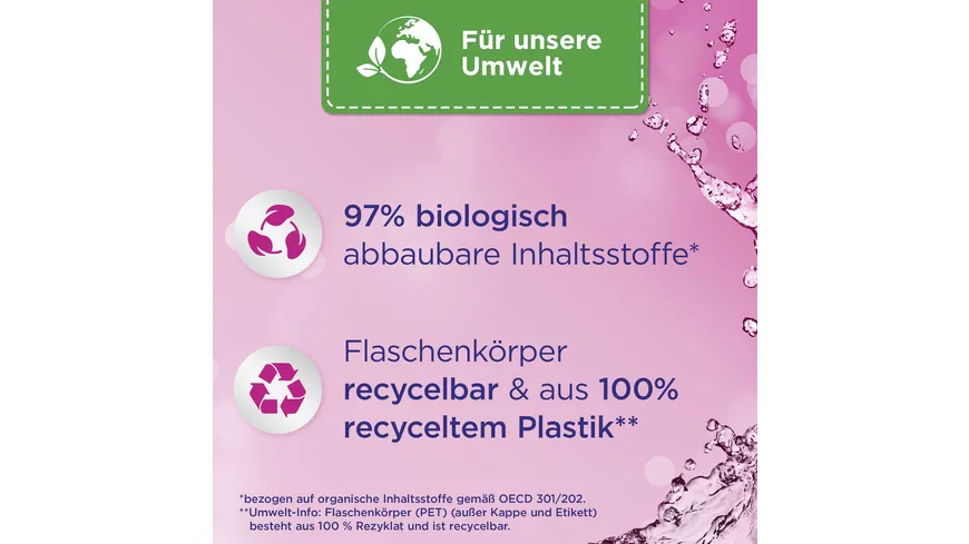 Vernel Weichspüler Wildrose 39 WL 858 ml