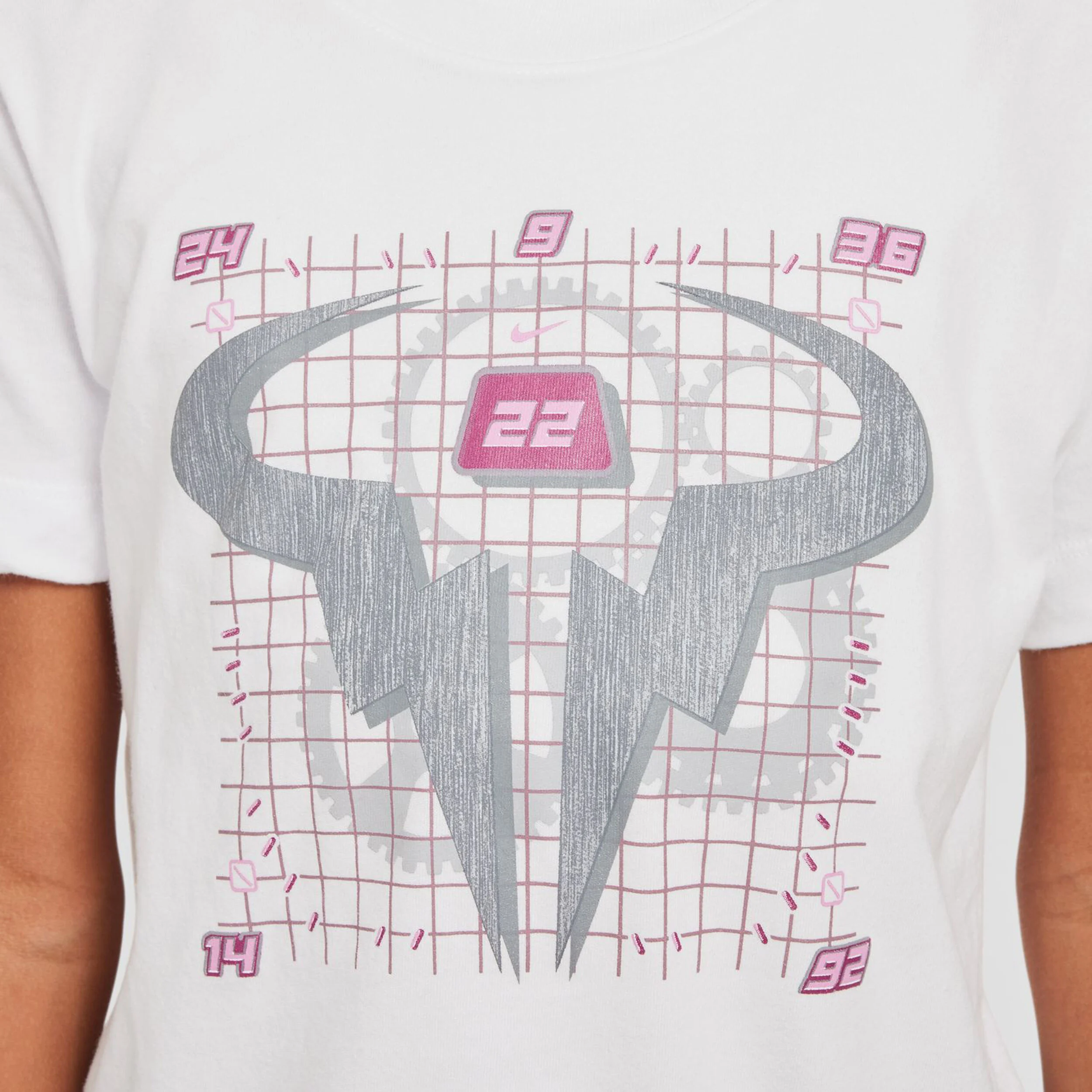 Dri-Fit Rafa T-Shirt Kinder - Weiß