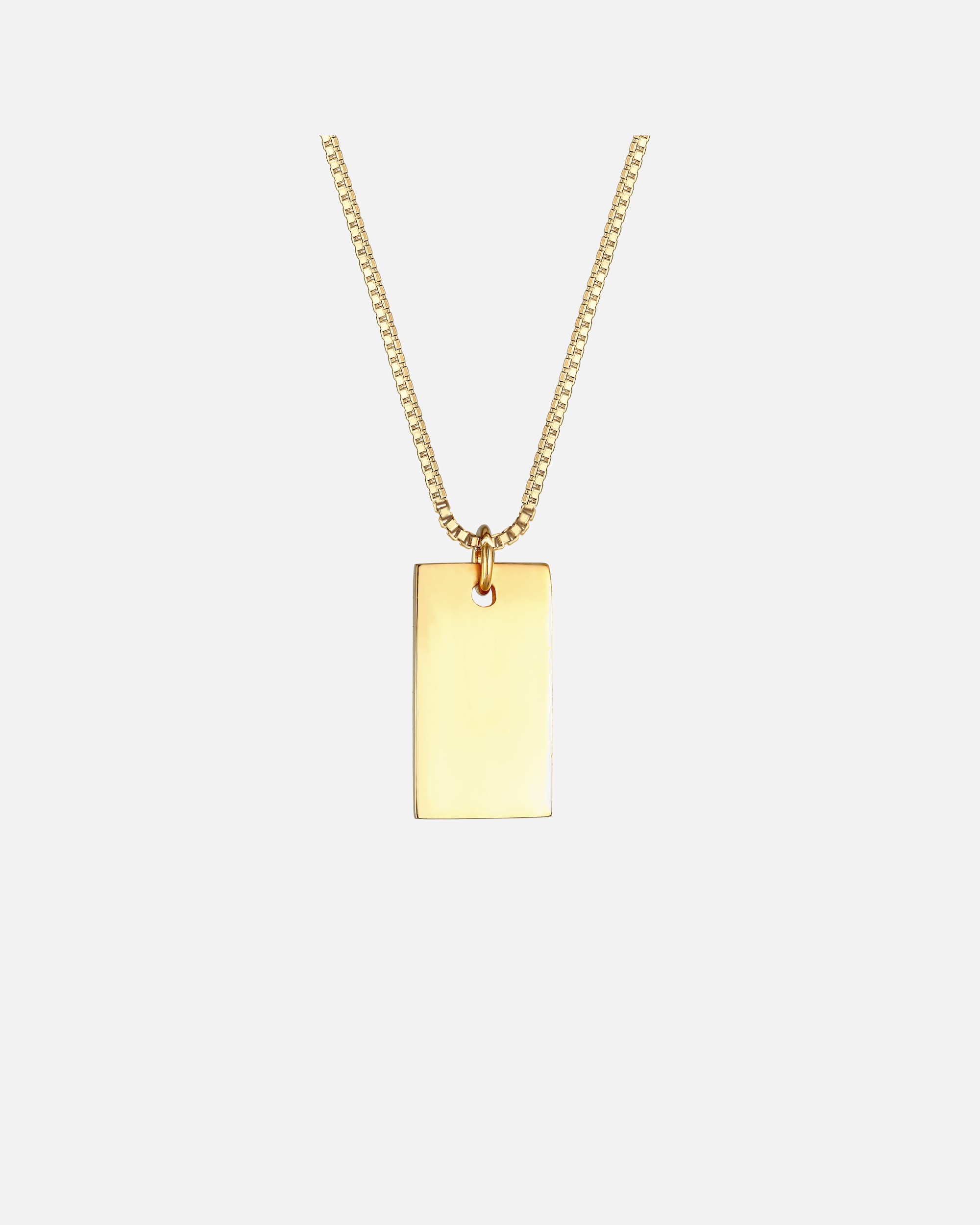Collana minimalista basic con pendente geometrico rettangolare Elli per donna - Argento 925/1000