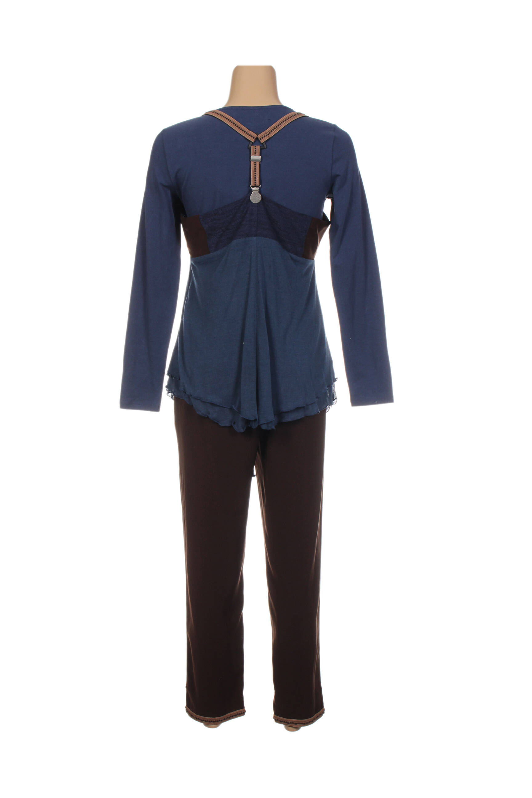 Enjoy T Shirt Pantalon Femme couleur bleu