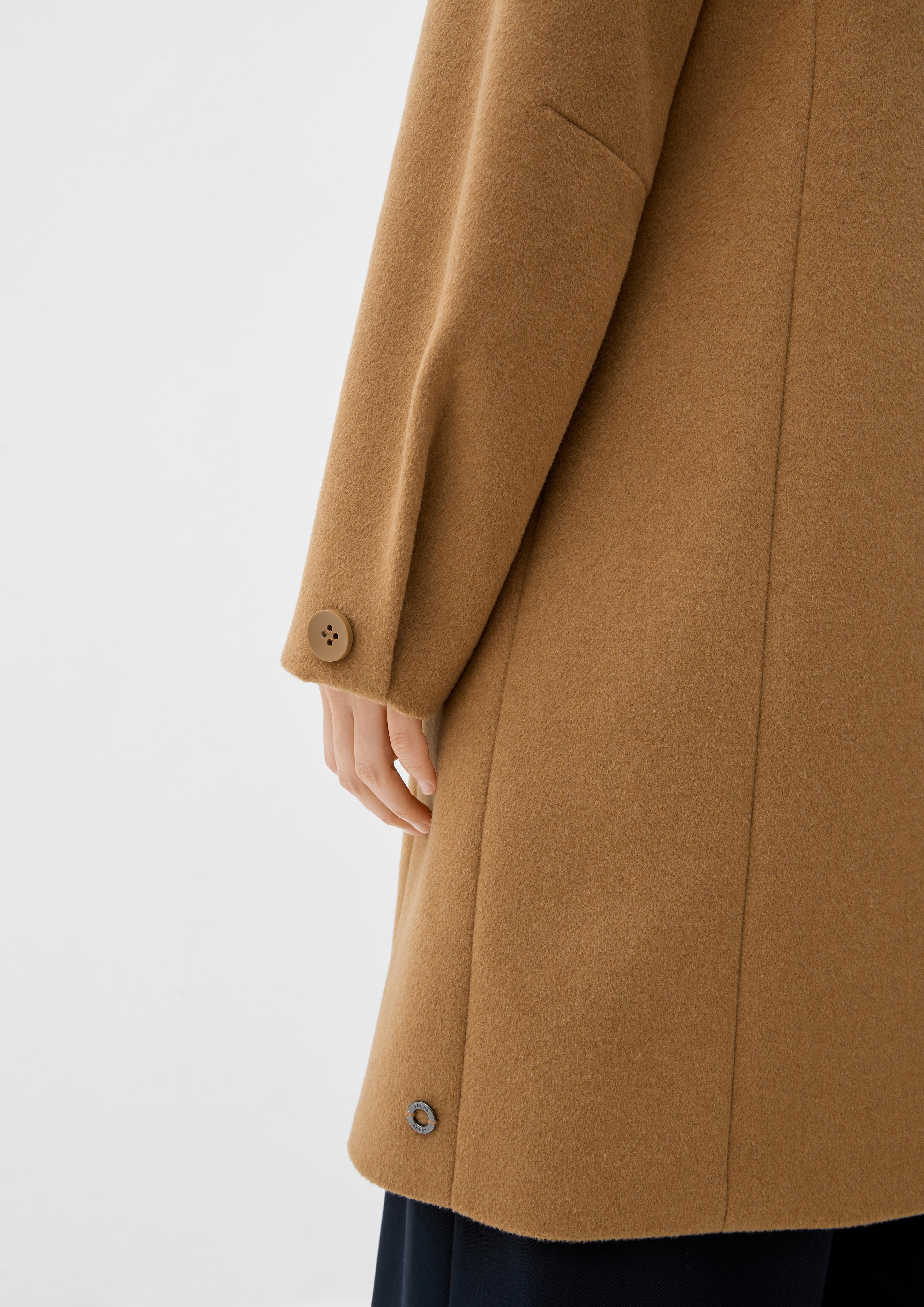 Wollmixmantel in klassischem Look  2116948-8469