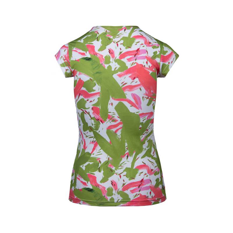 BIDI BADU Bella 2.0 Tech V-Neck Tee Tennisshirt Damen