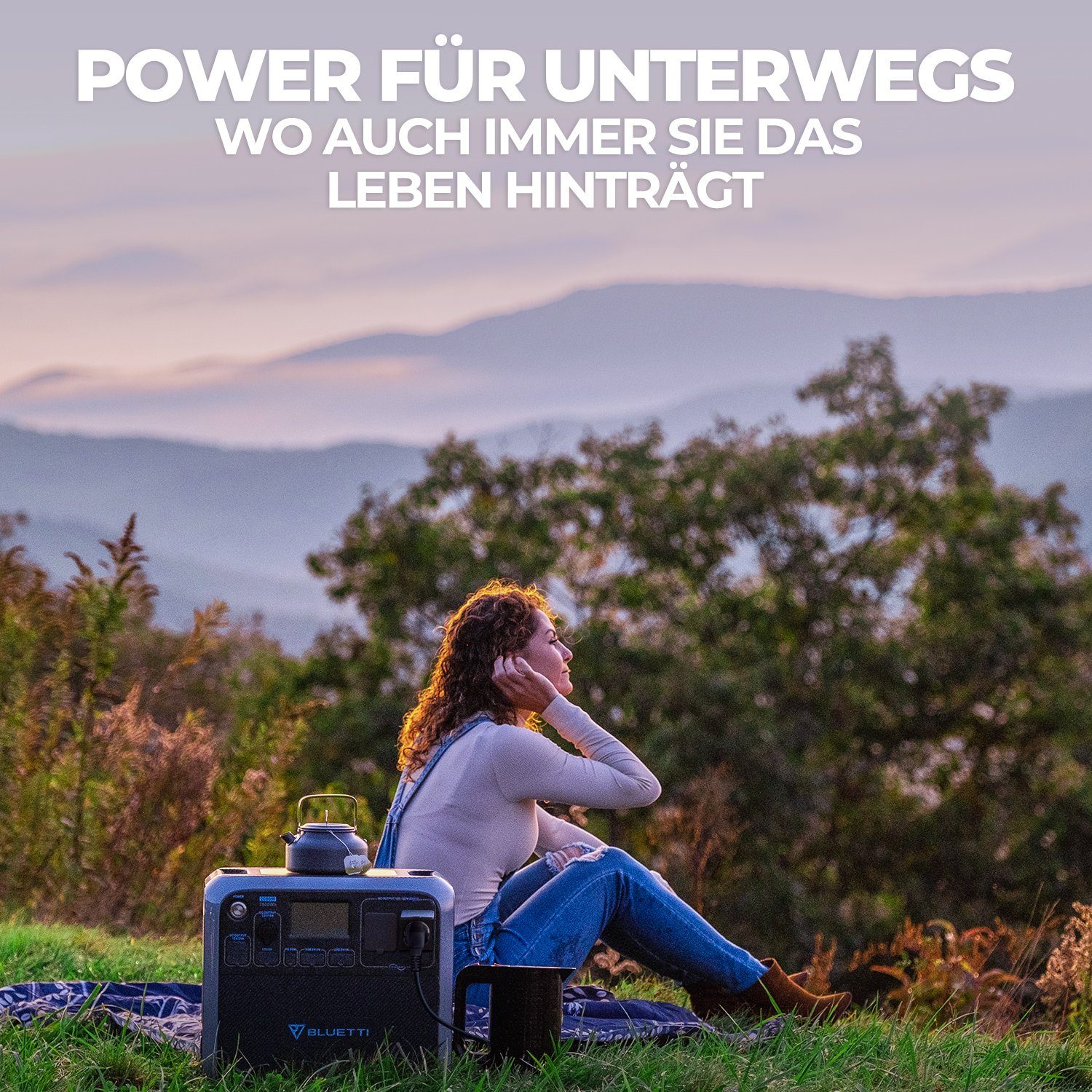 BLUETTI Stromerzeuger AC200P 2000Wh/2000W LiFePO4, (für Haus, Off-Grid Leben, Camping, Wohnmobil, 1-tlg), 2*2000W AC-Ausgangsanschlüsse