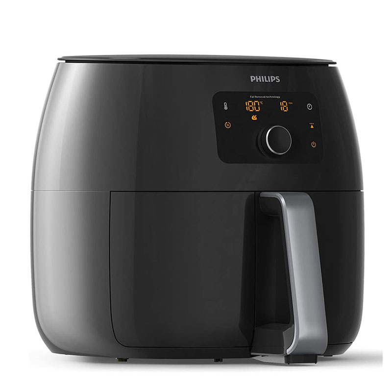 Philips Premium Airfryer XXL with Fat Removal Technology, 3lb/7qt, Black, HD9650/96