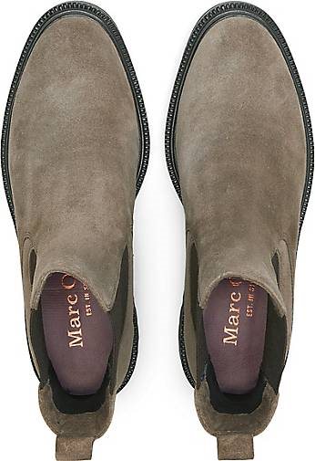 Marc O'Polo Chelsea-Boot aus softem Velours-Rindleder