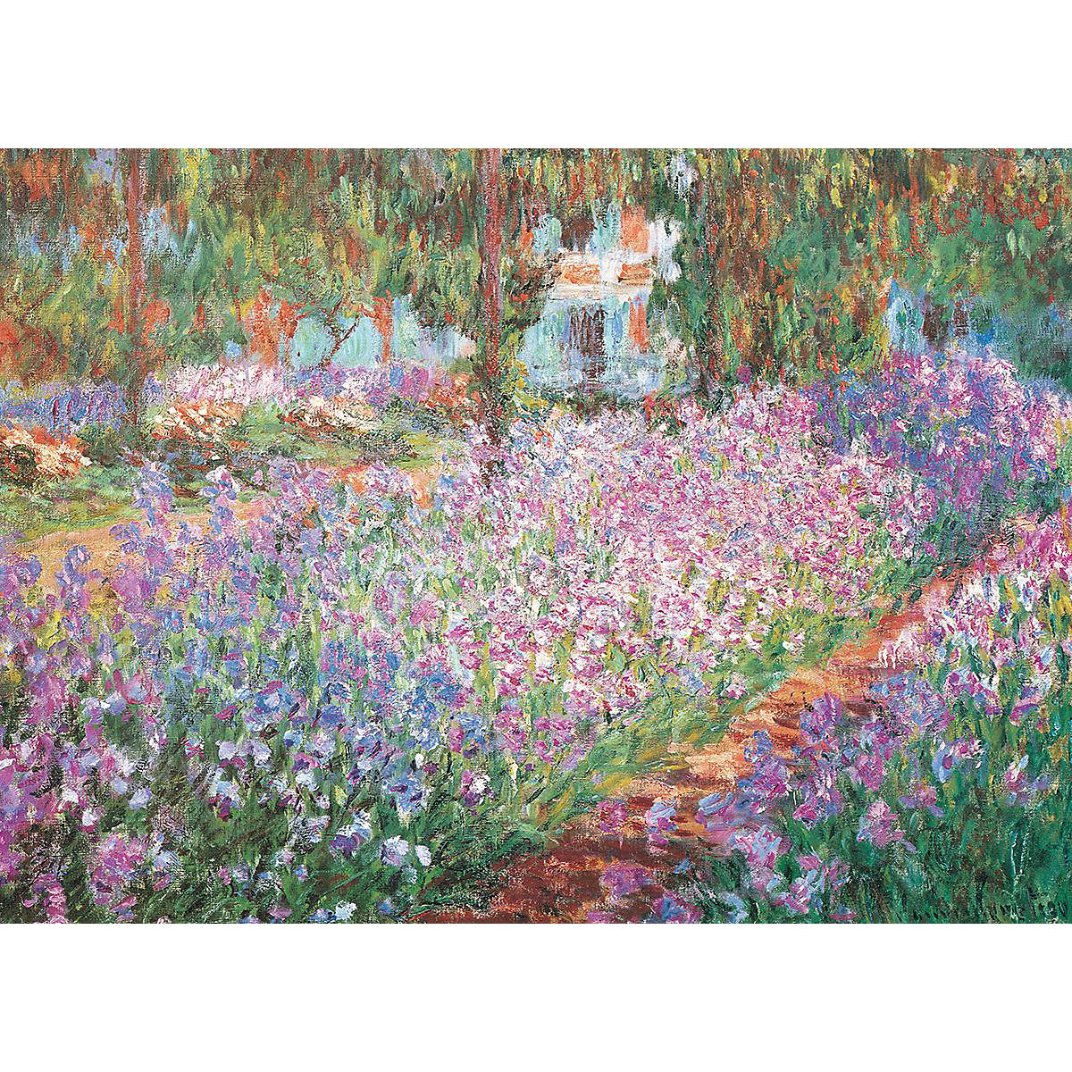 Puzzle Monets Garten, 100 Teile